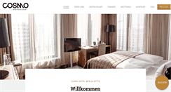 Desktop Screenshot of cosmo-hotel.de